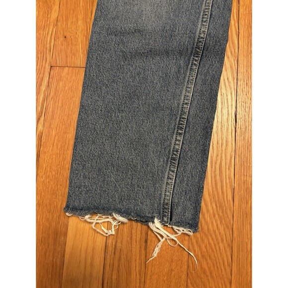 Toteme Classic Cut Denim Blue Cotton Vintage Wash Straight Leg Cropped Size 27 - Picture 3 of 12